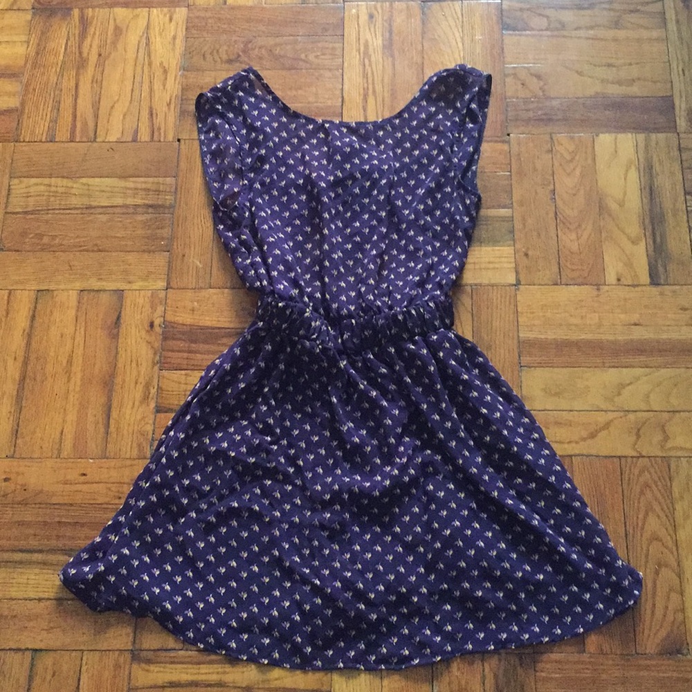 American Apparel Polyester Mini Spring Dress